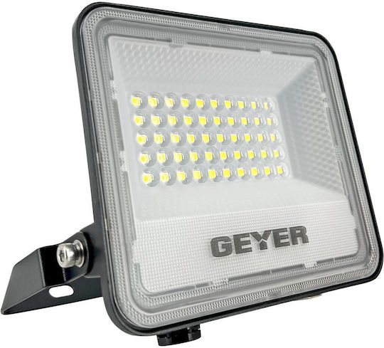 Geyer Στεγανός Προβολέας LED 30W Ψυχρό Λευκό 6500K IP65