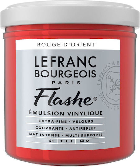 Lefranc & Bourgeois 125ml Flashe Acrylic 382 Series 1 Red Oriental