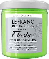 Lefranc & Bourgeois 125ml Flashe Acrylic Colour 554 Series 1 Bright Green Vert Eclatant