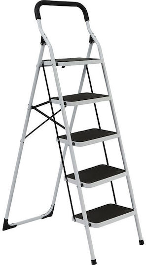 Inox Kiss Σκαλοσκαμπό Σιδήρου 5 Σκαλιών 160cm