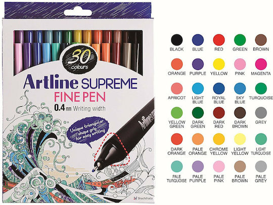 Artline Marker Mehrfarbig 30Stück