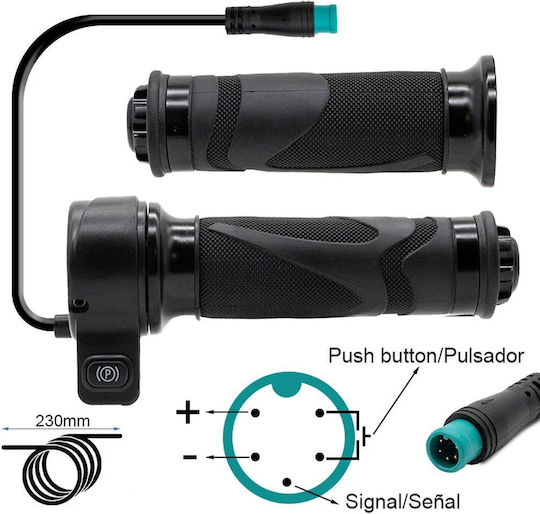 Ewheel Throttle E-Scooter E-Bike Waterproof Switch Plug 5pin Ewf443