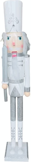 Wooden Christmas Nutcracker White