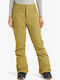 Roxy Diversion ERJTP03298-TMG0 Women's Trousers for Ski & Snowboard Beige
