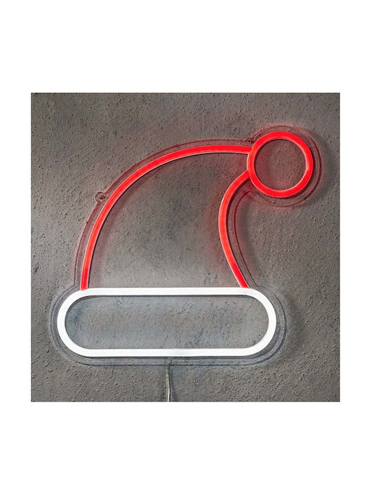 Weihnachtsfigur Luca Lighting Neon Santa Hut Led 29.5cm 1175240