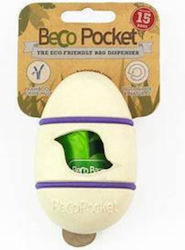 Beco Pets Pocket Natural Θήκη Σακουλάκια Ακαθαρσιών 15 Τεμάχια Λευκή