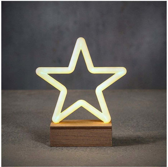 Luca Lighting Crăciunesc Decorativ Stea cu lumină LED Lemnos 1buc