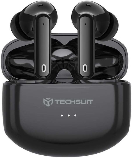 Techsuit CW1 In-ear Bluetooth Handsfree Căști Negru