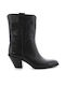Damen Cowboy-Stiefeletten Schwarz