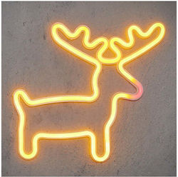 Χριστουγεννιάτικο Φωτιστικό Luca Lighting Neon Tάρανδος Led 28cm 1175037