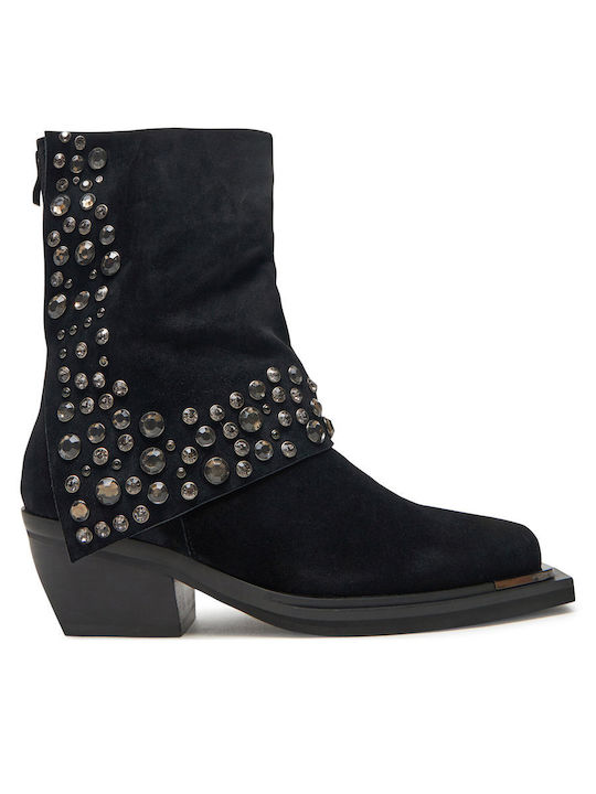 Stiefeletten Damen Schwarz