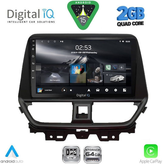 Digital IQ Car Audio System for Suzuki Baleno 2022 (Bluetooth/USB/WiFi/GPS/Apple-Carplay/Android-Auto) with Touch Screen 9"