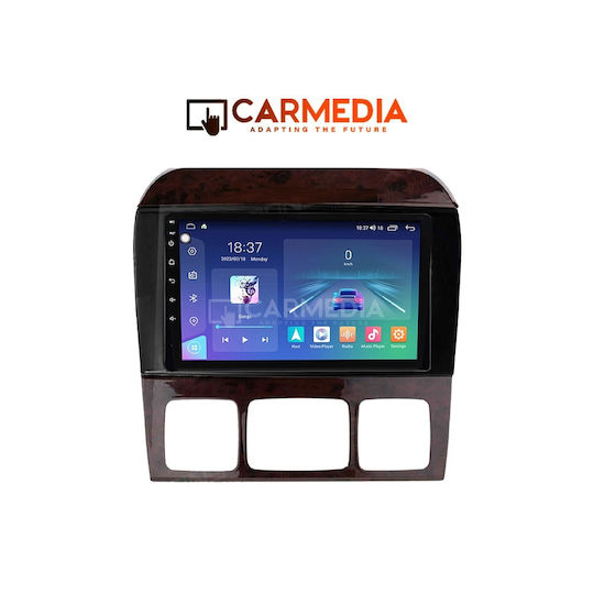 Carmedia Car Audio System for Mercedes-Benz S Class 1998-2005 (Bluetooth/USB/WiFi/GPS/Apple-Carplay/Android-Auto) with Touch Screen 9"