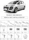 Seitliche Schritte Basis Dma Peugeot 3008 2009-2016 SUV T8