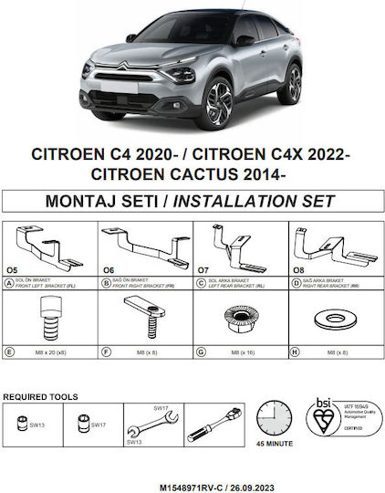 Baze Laterale Pași Dma Citroën C4 2020 Suv C41