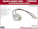 Speaker Adapter Cable Εργοστασιακών Ηχείων Ford 1τεμάχιο 11-1319-01
