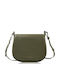 Leder Damentasche Schultertasche Grün