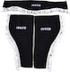 Set Perdele 3 Piese Iveco Negre Cu Logo Cusut Franjuri Albi