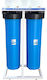 Water Filtration System Double Central Supply with Replacement Filter PW-BB202