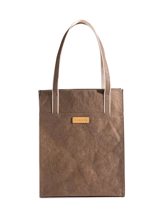Chalicca City Tote Bag Dark Brown