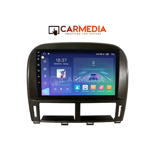 Carmedia Автомобилна Аудио Система (Блутут/USB/WiFi/GPS/Apple-Carplay/Android-Auto) с Тъчскрийн 9"