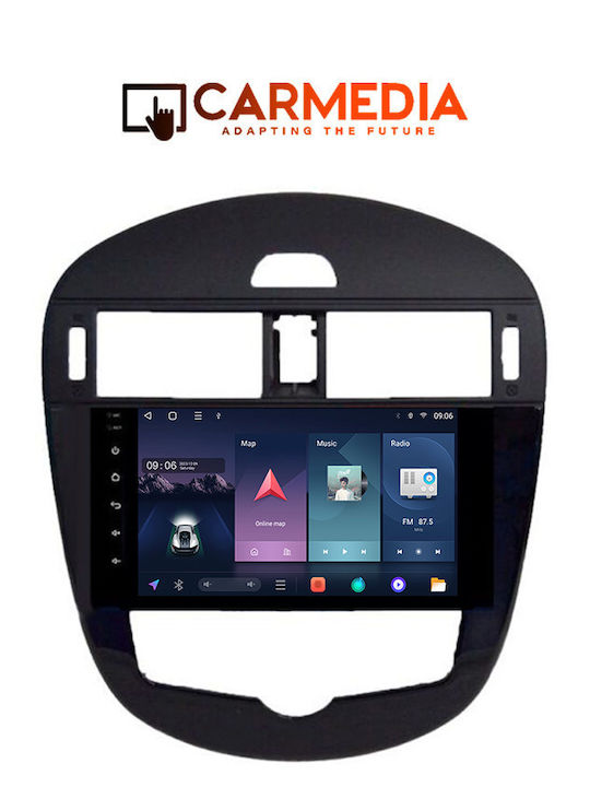Carmedia Car Audio System for Nissan Pulsar 2014 (Bluetooth/USB/WiFi/GPS/Apple-Carplay/Android-Auto) with Touch Screen 9"