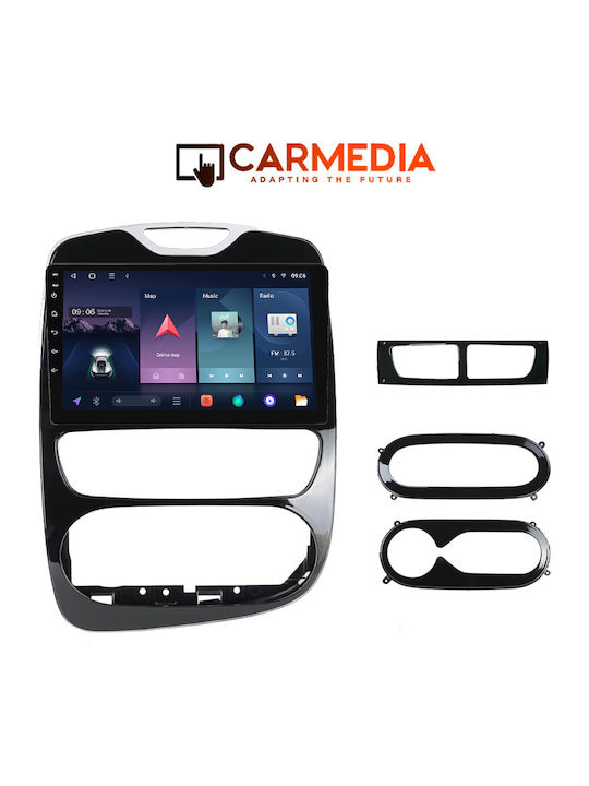 Carmedia Car Audio System for Renault Clio 2012-2019 (Bluetooth/USB/WiFi/GPS/Apple-Carplay/Android-Auto) with Touch Screen 10"
