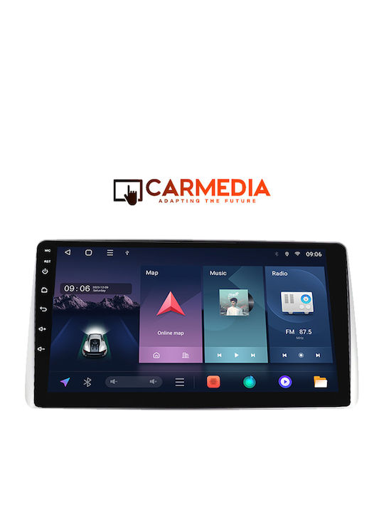 Carmedia Ηχοσύστημα Αυτοκινήτου για Nissan Almera 2000-2006 με A/C (Bluetooth/USB/WiFi/GPS/Apple-Carplay/Android-Auto) με Οθόνη Αφής 10"