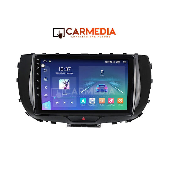 Carmedia Car Audio System for Kia Soul 2019 (Bluetooth/USB/WiFi/GPS/Apple-Carplay/Android-Auto) with Touch Screen 9"