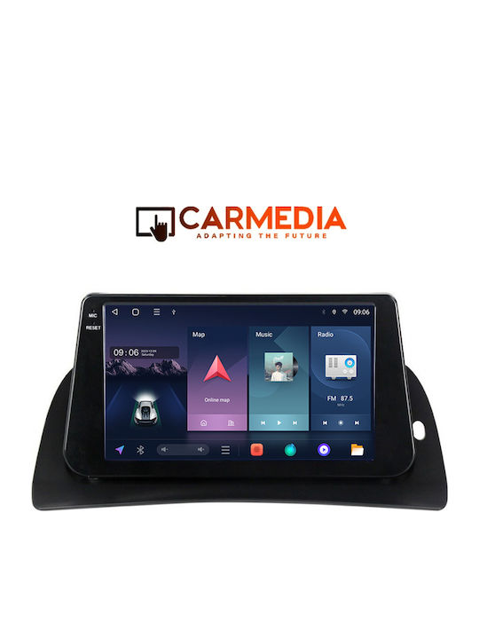 Carmedia Car Audio System for Renault Kangoo 2010 (Bluetooth/USB/WiFi/GPS/Apple-Carplay/Android-Auto) with Touch Screen 9"