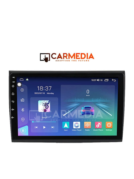 Carmedia Car Audio System for Fiat Bravo 2007 (Bluetooth/USB/WiFi/GPS/Apple-Carplay/Android-Auto) with Touch Screen 9"