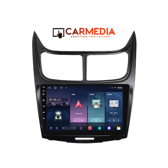 Carmedia Car Audio System for Chevrolet Sail 2009-2014 (Bluetooth/USB/WiFi/GPS/Apple-Carplay/Android-Auto) with Touch Screen 9"