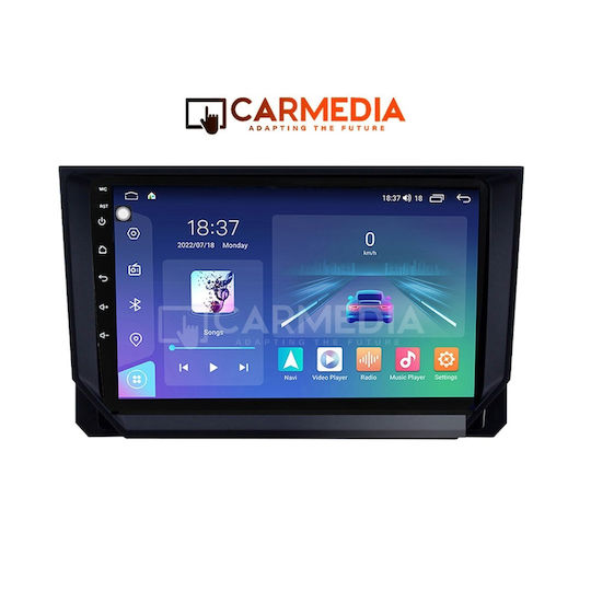 Carmedia Ηχοσύστημα Αυτοκινήτου για Seat Arona 2018 (Bluetooth/USB/WiFi/GPS/Apple-Carplay/Android-Auto) με Οθόνη Αφής 9"