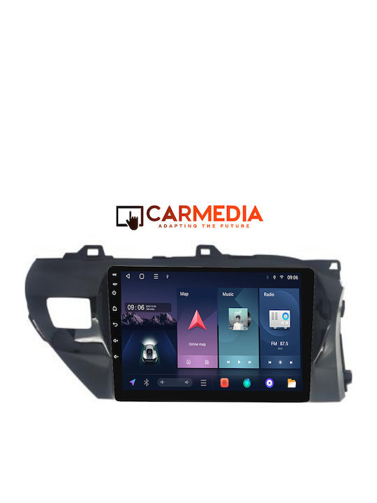Carmedia Car Audio System for Toyota Hilux 2018 (Bluetooth/USB/WiFi/GPS/Apple-Carplay/Android-Auto) with Touch Screen 10"