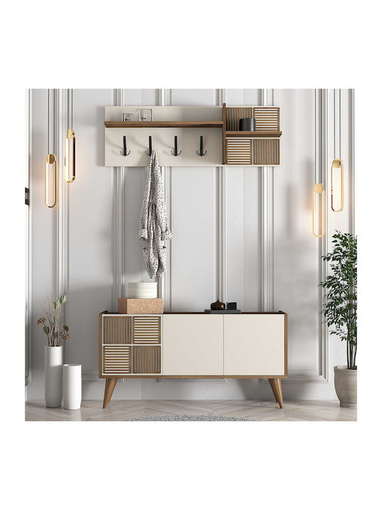 Entrance Furniture Cream Hangers and Cabinet 12...