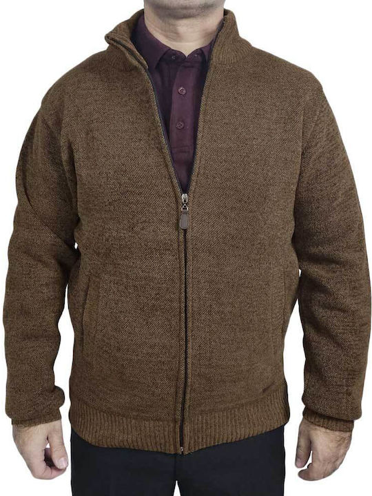 Lexton Ανδρική Ζακέτα Fleece Tabaq
