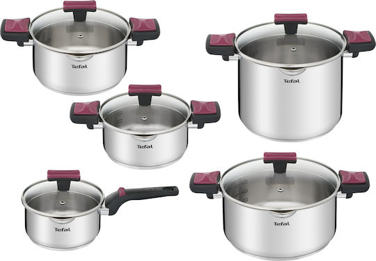 Tefal Cookandclip Set De Oale 5 Vase