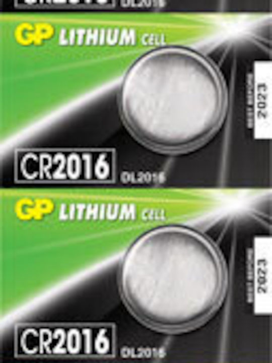 GP Batteries Lithium Cell Μπαταρίες CR2016 3V 5τμχ
