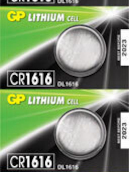 GP Batteries Lithium Cell Μπαταρίες CR1616 3V 5τμχ