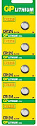 Genius Pack Батерии за часовници Литий CR1216 3V 5 бр