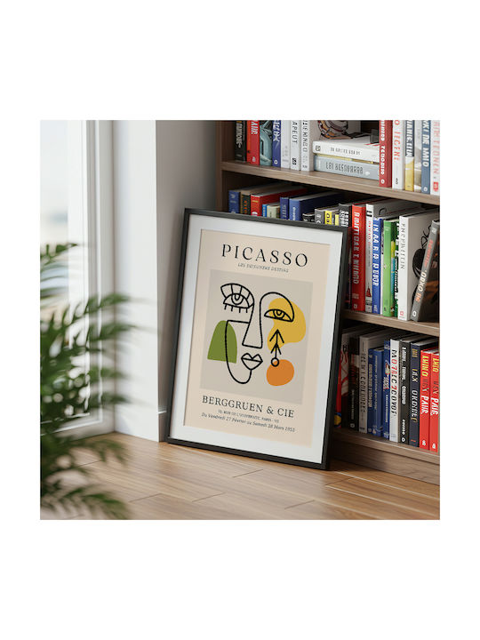Poster Pablo Picasso Les Dejeurenes Dessins Art244 21cm X 30cm Λευκό Κάδρο Pvc