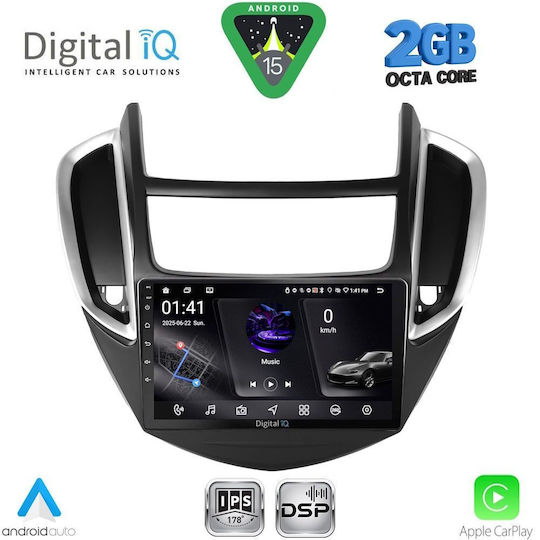 Digital IQ Ηχοσύστημα Αυτοκινήτου για Chevrolet Trax 2014-2022 (Bluetooth/USB/WiFi/GPS/Apple-Carplay/Android-Auto) με Οθόνη Αφής 9"