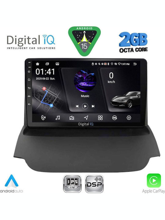 Digital IQ Car Audio System for Ford EcoSport 2012-2018 (Bluetooth/USB/WiFi/GPS/Apple-Carplay/Android-Auto) with Touch Screen 9"