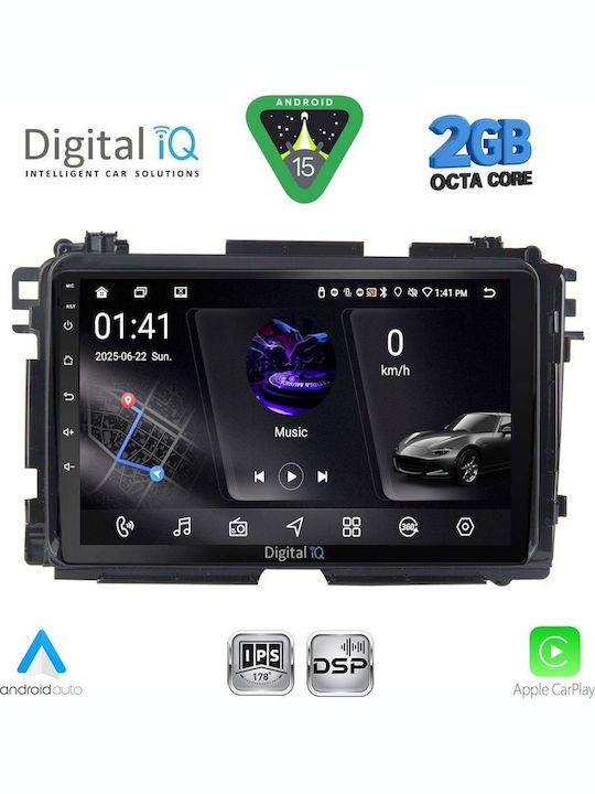 Digital IQ Автомобилна Аудио Система (Блутут/USB/WiFi/GPS/Apple-Carplay/Android-Auto) с Тъчскрийн 9"