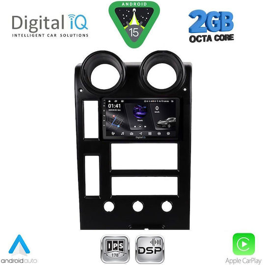 Digital IQ Ηχοσύστημα Αυτοκινήτου Hummer H2 2001-2007 (Bluetooth/USB/WiFi/GPS/Apple-Carplay/Android-Auto) με Οθόνη Αφής 9"