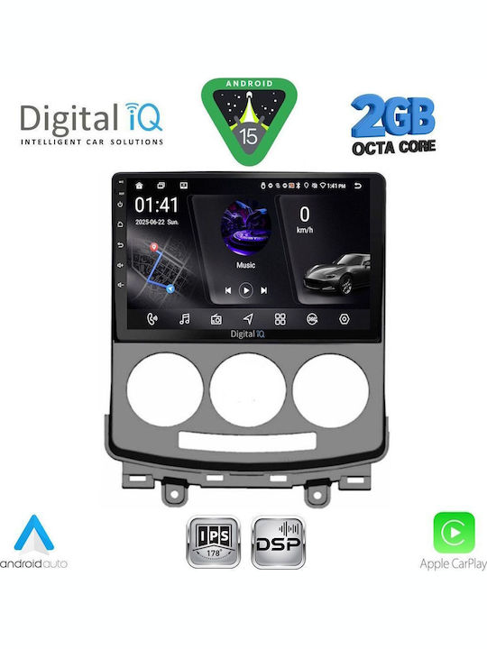 Digital IQ Car Audio System for Mazda 5 2004-2010 (Bluetooth/USB/WiFi/GPS/Apple-Carplay/Android-Auto) with Touch Screen 9"