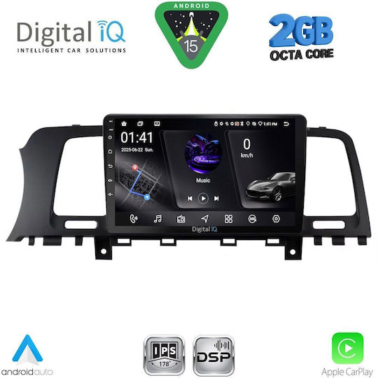 Digital IQ Car Audio System for Nissan Murano 2007-2014 (Bluetooth/USB/WiFi/GPS/Apple-Carplay/Android-Auto) with Touch Screen 9"