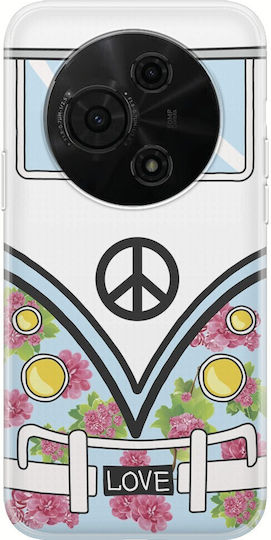 Retro Love Van TCL 605 Clear TPU Transparent Silicone