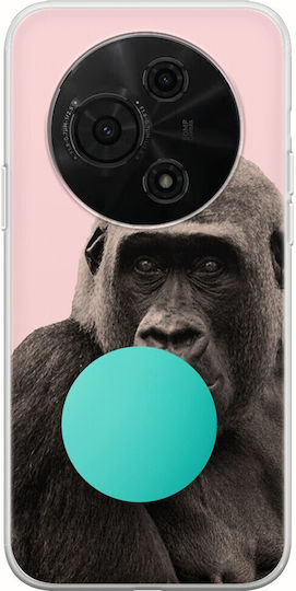 Bubblegum Gorilla Tcl 60 Se Husa Telefon Transparentă Din Silicon Flexibil TPU