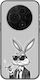 Swag Collection Bunny Tcl 605 Black TPU Black Silicone
